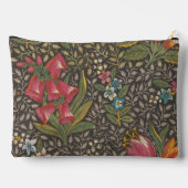 Die antike französische Toile de Jouy-Zweigstelle Zubehörtasche (Rückseite)