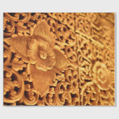 Die antike Goldblume nah Geschenkpapier (Flach)