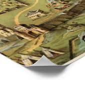 Die antike Stadt Jerusalem mit dem Solomon-Tempel Poster (Ecke)