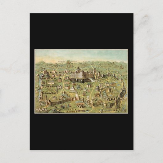 Die antike Stadt Jerusalem Postkarte (Vorderseite)