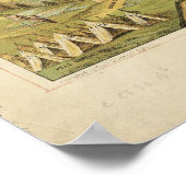 Die antike Stadt Jerusalem & Solomons Tempel Poster (Ecke)