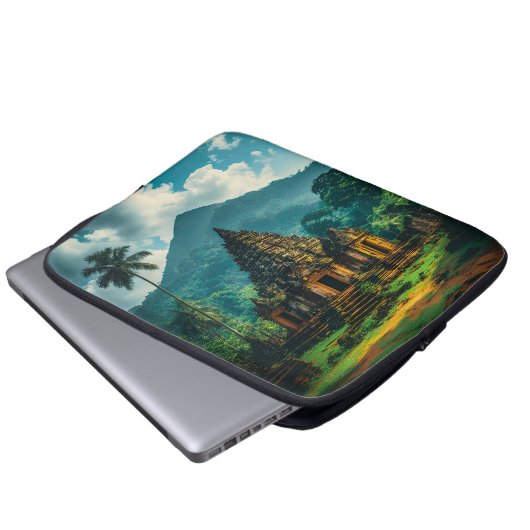 Die antiken Candi der Hügel Laptopschutzhülle (Vorne Knopf)