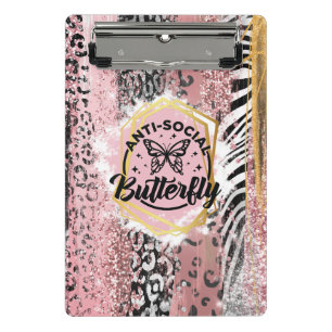 Die antisoziale Schmetterlingsmaschine Mini-Zwisch Mini Klemmbrett