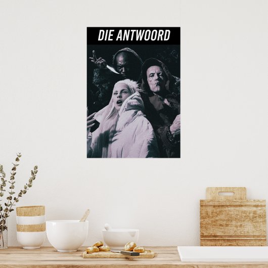 Die Antwoord Regeln Poster (Küche)