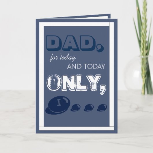 Die Antwort auf die uralte Frage, vorübergehend. Karte (Vorderseite)