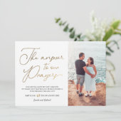 Die Antwort auf unsere Gebetsschwangerschaft Ankündigung (Stehend Vorderseite)