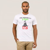 Die Antwort bis 1984 ist Schlange 1778 T-Shirt (Vorne ganz)