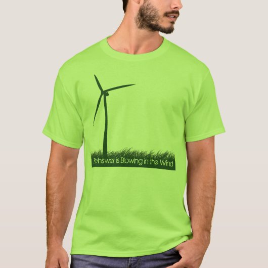 Die Antwort brennt im Wind durch T-Shirt (Vorderseite)