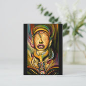 Die Antwort ist C Postkarte (Stehend Vorderseite)