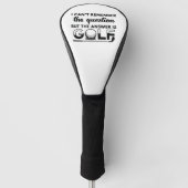 Die Antwort ist Golf Headcover (Vorderseite)