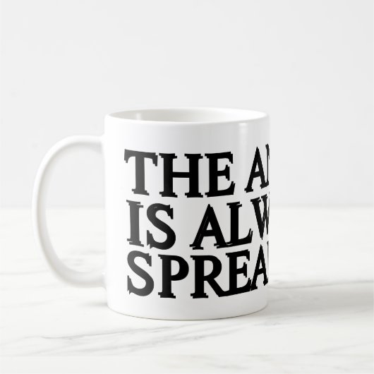 Die Antwort ist immer eine Tabelle Kaffeetasse (Links)