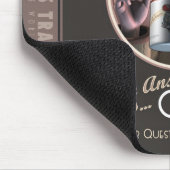 Die Antwort ist Kaffee-Mausunterlage Mousepad (Ecke)