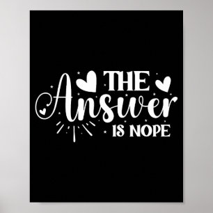 Die Antwort ist Nein _1  Poster