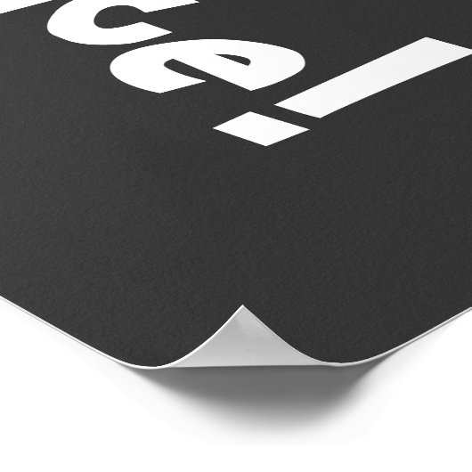 Die Antwort lautet Ja Poster (Ecke)