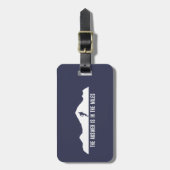 Die Antwort liegt in den Meilen Gepäckanhänger (Vorderseite vertikal)