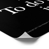 Die Antwort Poster (Ecke)