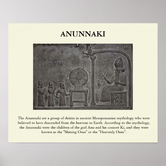 Die Anunnaki Poster (Vorne)