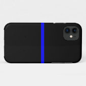 Die Anweisung symbolische Thin Blue Line Case-Mate iPhone Hülle (Rückseite (Horizontal))