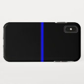 Die Anweisung symbolische Thin Blue Line Case-Mate iPhone Hülle (Rückseite (Horizontal))