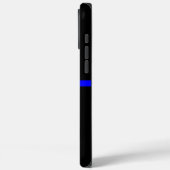 Die Anweisung symbolische Thin Blue Line Case-Mate iPhone Hülle (Rückseite / Links)