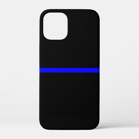 Die Anweisung symbolische Thin Blue Line Case-Mate iPhone Hülle (Rückseite)