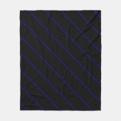 Die Anweisung symbolische Thin Blue Line Fleecedecke (Vorderseite)