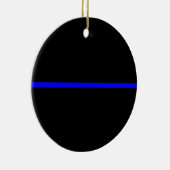 Die Anweisung symbolische Thin Blue Line Keramik Ornament (Rechts)