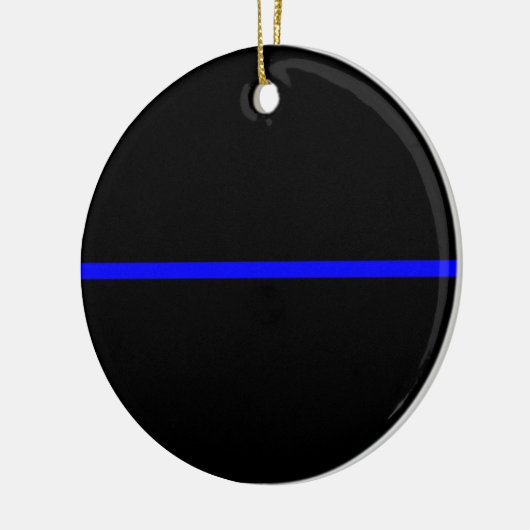 Die Anweisung symbolische Thin Blue Line Keramik Ornament (Links)
