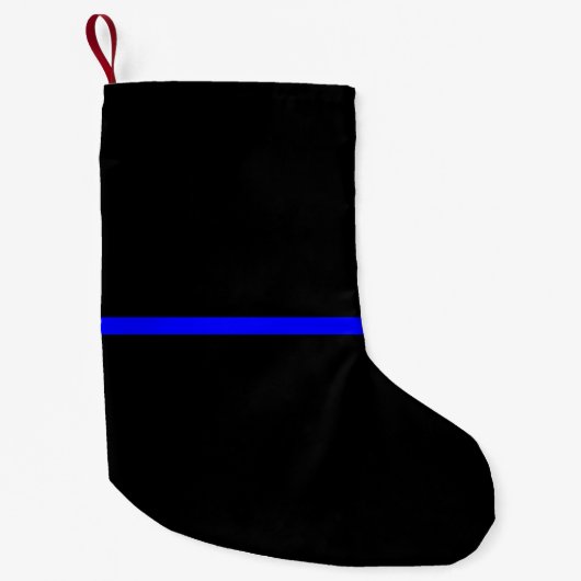Die Anweisung symbolische Thin Blue Line Kleiner Weihnachtsstrumpf (Vorderseite)