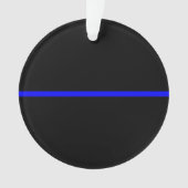 Die Anweisung symbolische Thin Blue Line Ornament (Vorderseite)