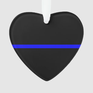 Die Anweisung symbolische Thin Blue Line Ornament