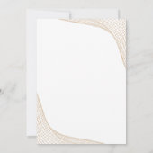 Die Anzugs Tropical Beach Junggeselinnen-Abschied Einladung (Rückseite)