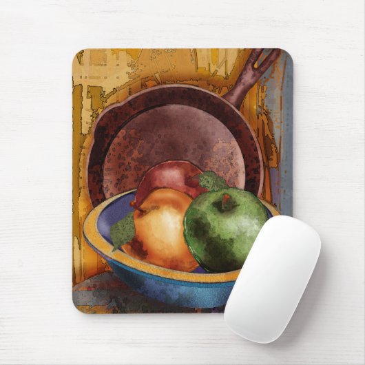 Die Äpfel der Großmutter Mousepad (Mit Mouse)