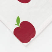 Die Äpfel des roten und grünen Lehrers Fleecedecke (Ecke)