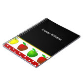 Die Apfel-Notizbuch des Lehrers Notizblock (Linke Seite)