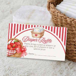 Die Apfel Unserer Augen Windel Raffle Baby Shower Begleitkarte