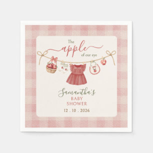 Die Apfel Unseres Auges Wäscheleine dusty rose Serviette