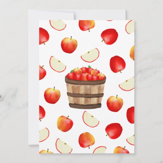 Die Apfeldusche des Auges Einladung (Rückseite)