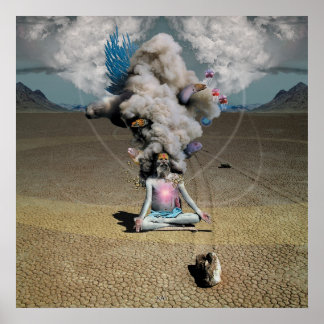 Die Apokalypse im Inneren eines Orangen Poster