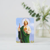 Die Apostelkarte St. Jude Thaddeus Visitenkarte (Stehend Vorderseite)