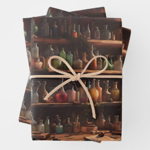 Die Apotheke des Zauberers   Digitale Kunst Geschenkpapier Set