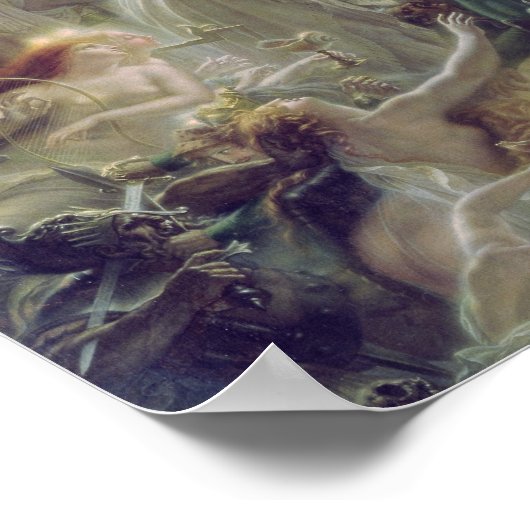 Die Apotheose des französischen Helden Poster (Ecke)