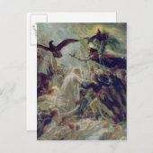 Die Apotheose des französischen Helden Postkarte (Vorne/Hinten)