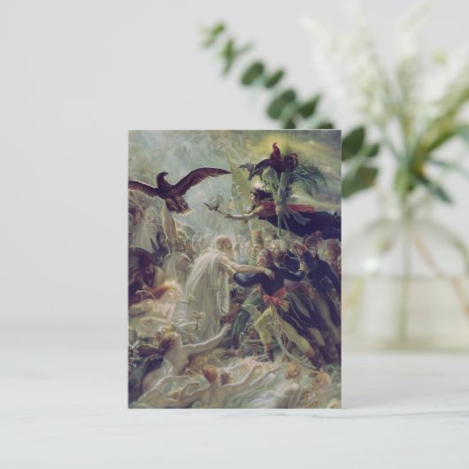 Die Apotheose des französischen Helden Postkarte (Stehend Vorderseite)