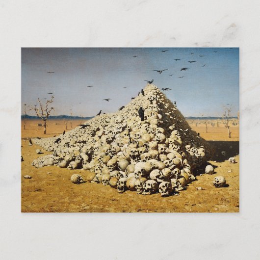 Die Apotheose des Krieges Postkarte (Vorderseite)