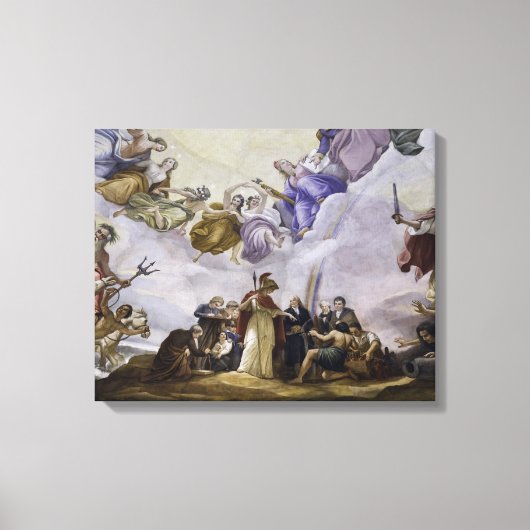 Die Apotheose von George Washington - Wissenschaft Leinwanddruck (Vorderseite)