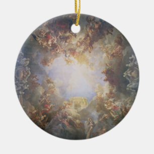 Die Apotheose von Herkules, von der Decke von Th Keramikornament