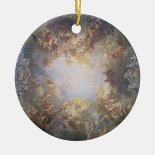 Die Apotheose von Herkules, von der Decke von Th Keramikornament (Vorne)