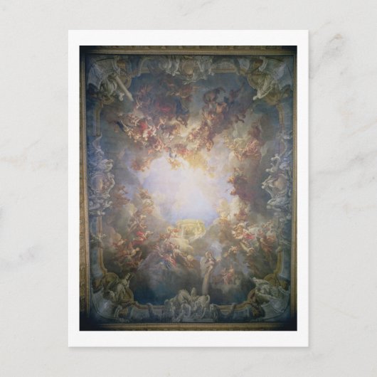 Die Apotheose von Herkules, von der Decke von Th Postkarte (Vorderseite)