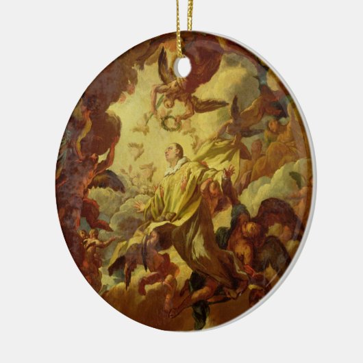 Die Apotheose von St Stephen Keramikornament (Links)